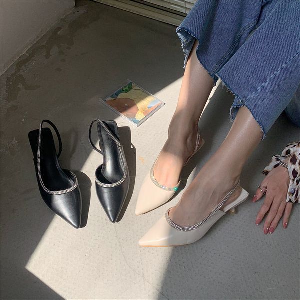 fashion women sandals slippers thin low heels back strap summer dress shoes woman party elegant slides black/beige 210513
fashion women sandals slippers thin low heels back strap summer dress shoes woman party elegant slides black/beige 210513