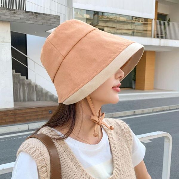 bucket hat wide brimmed fisherman's hat lady elegant basin sun shading in spring and summer, Blue;gray
bucket hat wide brimmed fisherman's hat lady elegant basin sun shading in spring and summer, Blue;gray