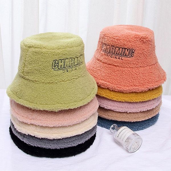 stingy brim hats bucket hat women plush warm lamb wool fisherman autumn winter fashion letter casual all-match soft ladies panama caps, Blue;gray
stingy brim hats bucket hat women plush warm lamb wool fisherman autumn winter fashion letter casual all-match soft ladies panama caps, Blue;gray