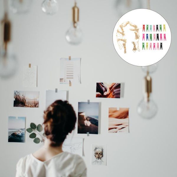 party decoration 1 set of decorative po clips wooden wall diy picture (assorted color)
party decoration 1 set of decorative po clips wooden wall diy picture (assorted color)