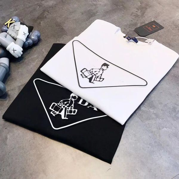 high version 21 summer lovers inverted triangle concave convex reflective letter print loose casual men's and women's same round n, White
high version 21 summer lovers inverted triangle concave convex reflective letter print loose casual men's and women's same round n, White