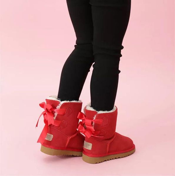 kids bailey 2 bows boots genuine leather toddlers snow boots solid botas de nieve winter girls footwear toddler girls boots red pink black, Black;grey
kids bailey 2 bows boots genuine leather toddlers snow boots solid botas de nieve winter girls footwear toddler girls boots red pink black, Black;grey