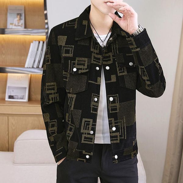 men's jackets spring corduroy men luxury retro turn down collar bomber jacket casual business coats streetwear clothing ncwf, Black;brown
men's jackets spring corduroy men luxury retro turn down collar bomber jacket casual business coats streetwear clothing ncwf, Black;brown