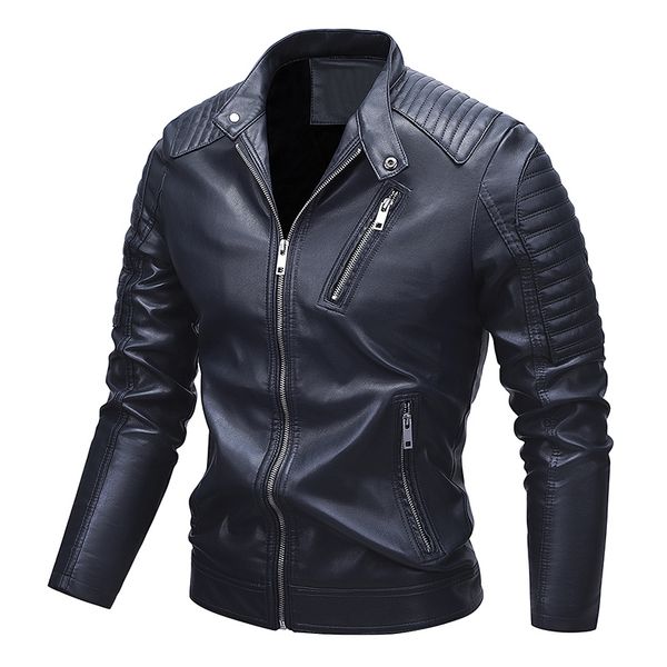 men's fur & faux hawaifish leather jacket men autumn korean style slim motorcycle coat male fashion handsome brand clothing 4tuo, Black
men's fur & faux hawaifish leather jacket men autumn korean style slim motorcycle coat male fashion handsome brand clothing 4tuo, Black