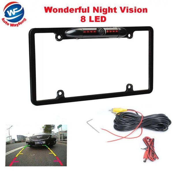 car rear view cameras& parking sensors 170 angle ccd 8 ir night backup camera for us license plate frame
car rear view cameras& parking sensors 170 angle ccd 8 ir night backup camera for us license plate frame