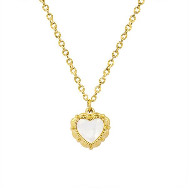 pendant necklaces stainless steel choker love white seashell collarbone chain gold irregular gift for women gothic style jewelry, Silver
pendant necklaces stainless steel choker love white seashell collarbone chain gold irregular gift for women gothic style jewelry, Silver
