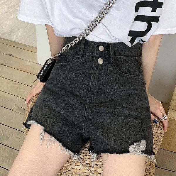 women's jeans summer fashion versatile black denim shorts large white high waisted elastic waist for women, Blue
women's jeans summer fashion versatile black denim shorts large white high waisted elastic waist for women, Blue