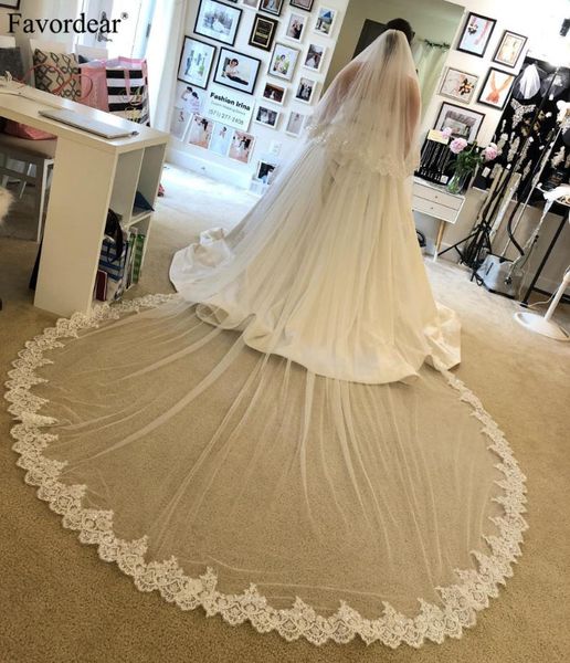 bridal veils favordear elegant cathedral length wedding veil with blusher women's 2 tier lace comb, Black
bridal veils favordear elegant cathedral length wedding veil with blusher women's 2 tier lace comb, Black