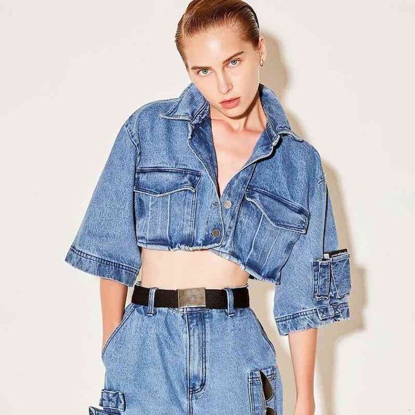 women's jackets fashion pockets turn-down collar coats and women short denim jacket female loose overcoat autumn new wa5n, Black;brown
women's jackets fashion pockets turn-down collar coats and women short denim jacket female loose overcoat autumn new wa5n, Black;brown