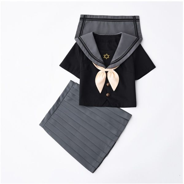 jk student class uniform navy feng shui hand suit women' summer short sleeve soft performance dress, Red;black
jk student class uniform navy feng shui hand suit women' summer short sleeve soft performance dress, Red;black