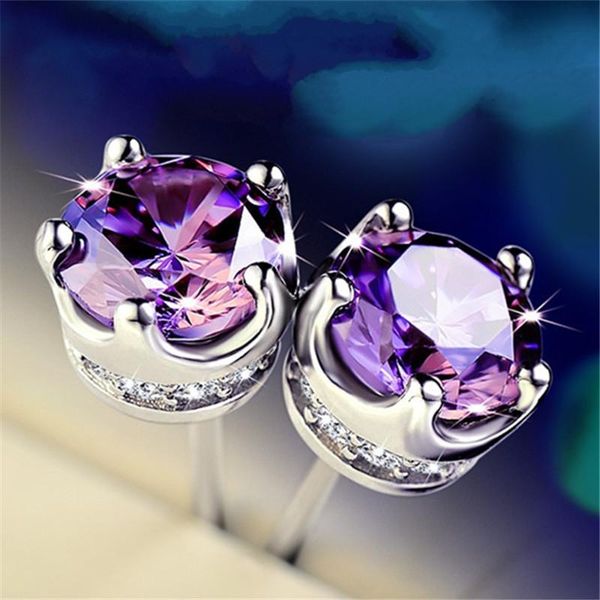 stud 925 sterling silver zircon crown piercing charm earrings for women girls party jewelry pendientes eh1314, Golden;silver
stud 925 sterling silver zircon crown piercing charm earrings for women girls party jewelry pendientes eh1314, Golden;silver