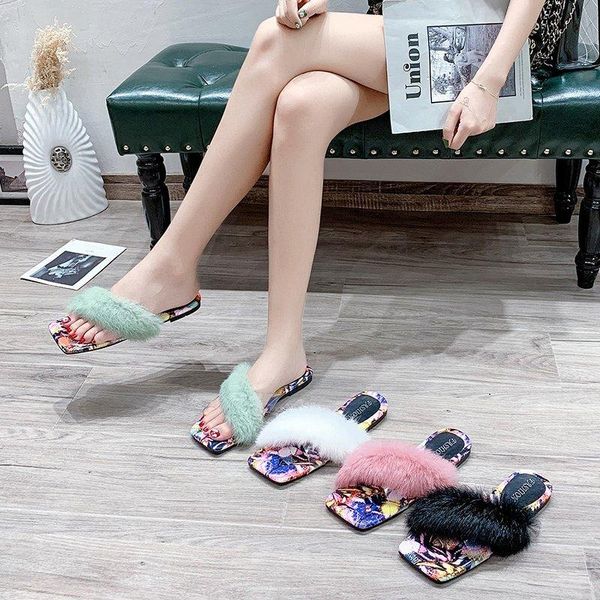 fur luxury print flower antiskid flat sole slippers women fashion sandals shoes woman slides beach, Black
fur luxury print flower antiskid flat sole slippers women fashion sandals shoes woman slides beach, Black