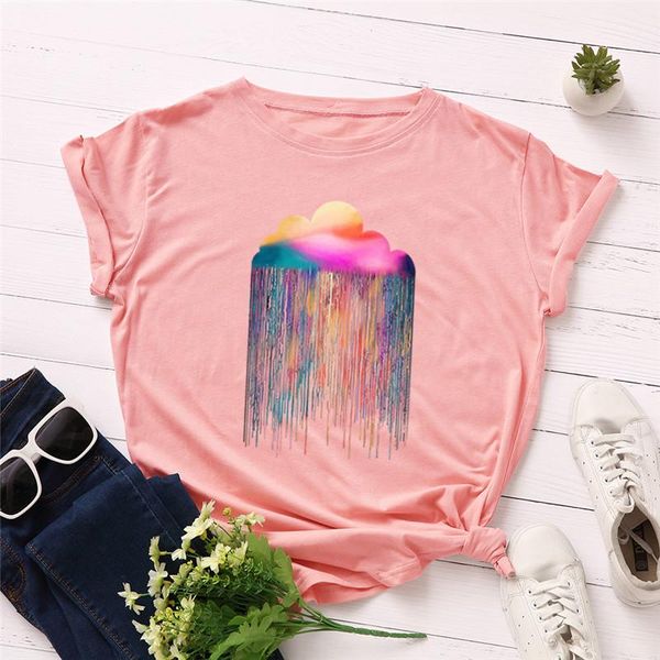women's t-shirt plus size s-5xl 100%cotton tshirt clouds print women o neck short sleeve tees summer t shirt female tshirts, White
women's t-shirt plus size s-5xl 100%cotton tshirt clouds print women o neck short sleeve tees summer t shirt female tshirts, White