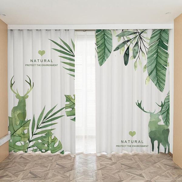 curtain & drapes custom ins digital printed green leaves elk curtains for living room modern bedroom plant pattern decoration kitchen
curtain & drapes custom ins digital printed green leaves elk curtains for living room modern bedroom plant pattern decoration kitchen
