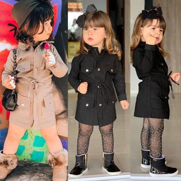 winter toddler kids baby girls long sleeve trench coat windbreaker jacket outwear windproof parka roupa infantil autumn, Blue;gray
winter toddler kids baby girls long sleeve trench coat windbreaker jacket outwear windproof parka roupa infantil autumn, Blue;gray