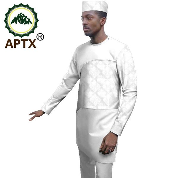 men's tracksuits african jacquard suit aptx customized muslim full sleeves full length pants&hat casual cotton a2021013, Gray
men's tracksuits african jacquard suit aptx customized muslim full sleeves full length pants&hat casual cotton a2021013, Gray