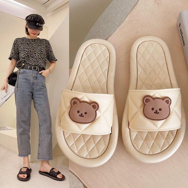 slippers summer style women's shoes trendy bear anti slip soft bottom comfortable fashionable leisure solid color, Black
slippers summer style women's shoes trendy bear anti slip soft bottom comfortable fashionable leisure solid color, Black