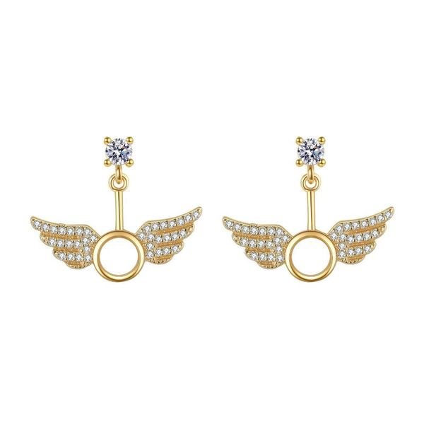 dangle & chandelier trendy romantic wedding engagement diamond cubic zirconia fashion luxury gift golden angel pendant earrings, Silver
dangle & chandelier trendy romantic wedding engagement diamond cubic zirconia fashion luxury gift golden angel pendant earrings, Silver