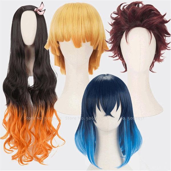 party masks japanese anime kimetsu no yaiba wig cosplay cosroad nezuko tanjirou kamado zenitsu agatsuma short long curly hair headwear
party masks japanese anime kimetsu no yaiba wig cosplay cosroad nezuko tanjirou kamado zenitsu agatsuma short long curly hair headwear