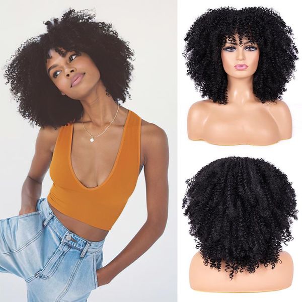 synthetic wigs black blonde brown afro kinky curly wig short with bangs for women ombre glueless cosplay
synthetic wigs black blonde brown afro kinky curly wig short with bangs for women ombre glueless cosplay