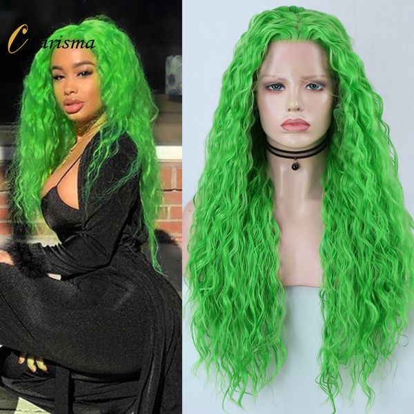 costume accessories long water wave synthetic lace wig for women 26 inch high temperature fiber green lace front wigs cosplay wig, Silver
costume accessories long water wave synthetic lace wig for women 26 inch high temperature fiber green lace front wigs cosplay wig, Silver