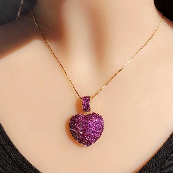 luxury big heart shape pendant necklace micro paved multicolor zirconia gold color chain choker statement necklace women jewelry x0707, Silver
luxury big heart shape pendant necklace micro paved multicolor zirconia gold color chain choker statement necklace women jewelry x0707, Silver