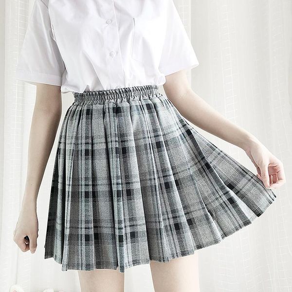 skirts japanese mori girl gray and black plaid pleated skirt wild a word elastic jk kawaii harajuku student
skirts japanese mori girl gray and black plaid pleated skirt wild a word elastic jk kawaii harajuku student