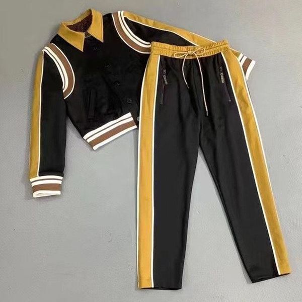 women's two piece pants 2021 autumn winter woman's sets coat sports 2 pieces letter printed hign quality suits ways wear, White
women's two piece pants 2021 autumn winter woman's sets coat sports 2 pieces letter printed hign quality suits ways wear, White