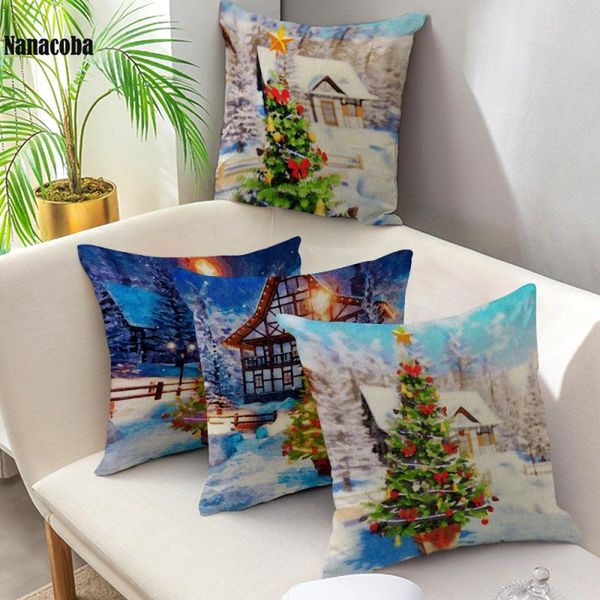 pillow case blue cover xmastree printed sofa bed snowflake decor set cushion pillowcase linen throw family textile
pillow case blue cover xmastree printed sofa bed snowflake decor set cushion pillowcase linen throw family textile
