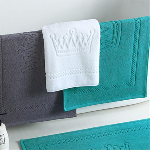 carpets crown floor towel 100% cotton white blue gray home door non-slip absorption el 75*45cm yoga bathroom mat f0388
carpets crown floor towel 100% cotton white blue gray home door non-slip absorption el 75*45cm yoga bathroom mat f0388