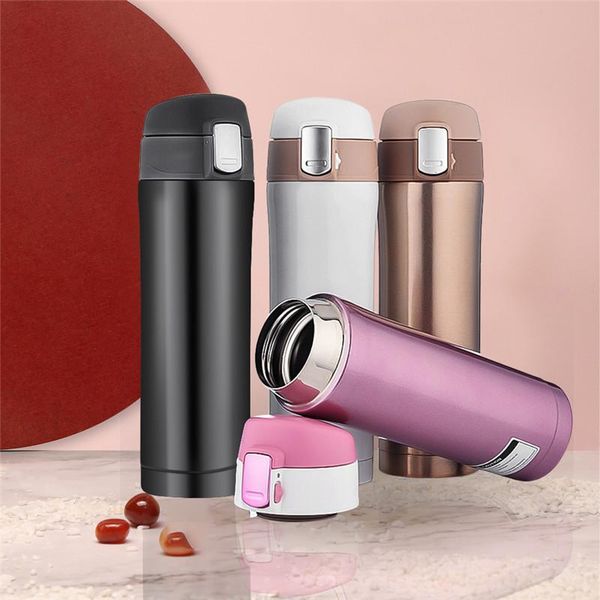 water bottles 1pcs stainless steel vacuum flask men's car bounce cover insulation cup office tea kettle bottle 350ml/450ml
water bottles 1pcs stainless steel vacuum flask men's car bounce cover insulation cup office tea kettle bottle 350ml/450ml