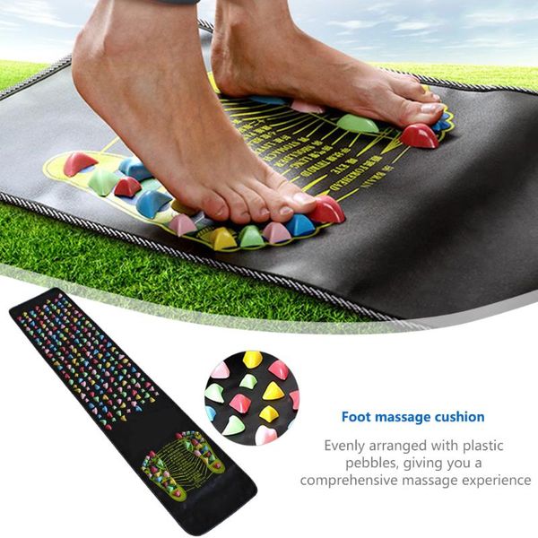 foot massage mat reflexology colored plastic walk stone leg massager pad health care cushion relaxation 175 * 35cm yoga mats
foot massage mat reflexology colored plastic walk stone leg massager pad health care cushion relaxation 175 * 35cm yoga mats