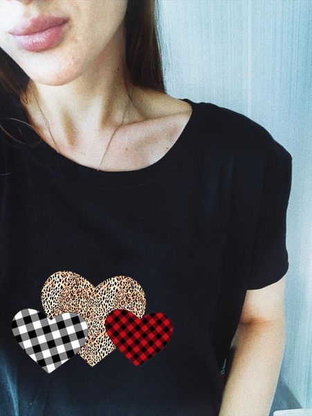 and women plaid heart mens print cute valentines day for girlfriend love graphic tee top, White;black
and women plaid heart mens print cute valentines day for girlfriend love graphic tee top, White;black