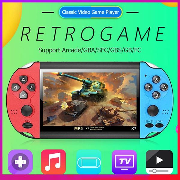 portable game console x7 4.3 inch tft display 8gb av tv out mp3 mp4 player for entertainment accessories players
portable game console x7 4.3 inch tft display 8gb av tv out mp3 mp4 player for entertainment accessories players