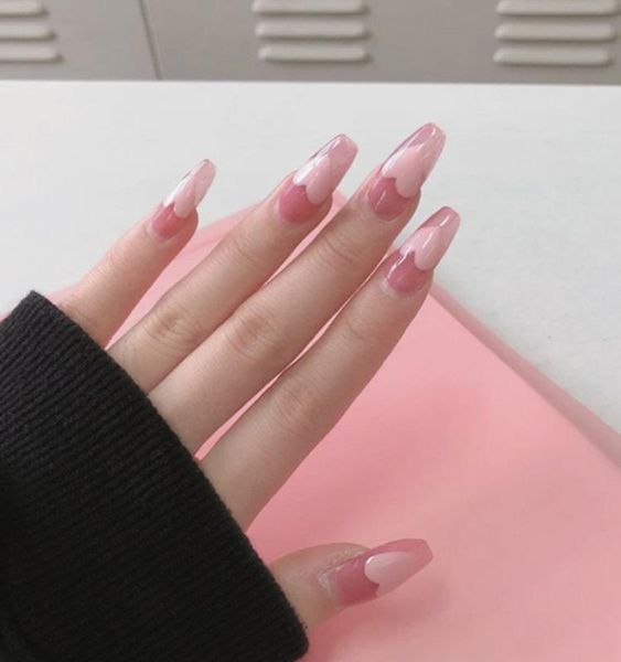 false nails 24pcs pink love heart printed nail patch red glue type removable long paragraph fashion manicure ne, Red;gold
false nails 24pcs pink love heart printed nail patch red glue type removable long paragraph fashion manicure ne, Red;gold