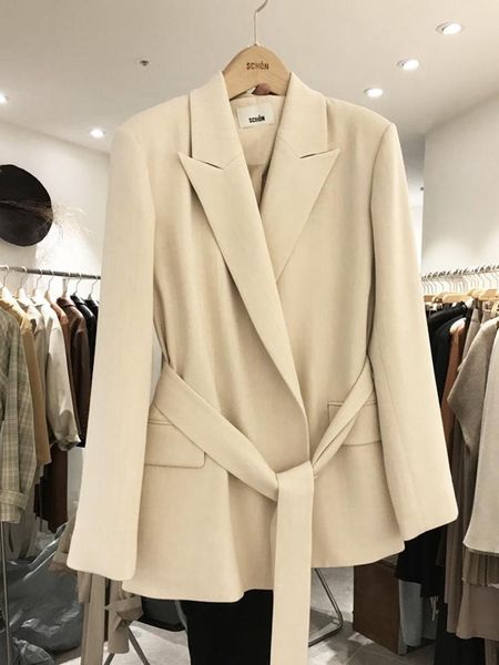 women's suits & blazers superaen spring autumn 2021 lace solid blazer fashion simple office lady full jacket women, White;black
women's suits & blazers superaen spring autumn 2021 lace solid blazer fashion simple office lady full jacket women, White;black