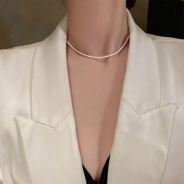 xianlan545 dust the moon necklace female white moonlight light chain pendant clavicle luxury niche ins necklace sipping cold wave, Silver
xianlan545 dust the moon necklace female white moonlight light chain pendant clavicle luxury niche ins necklace sipping cold wave, Silver