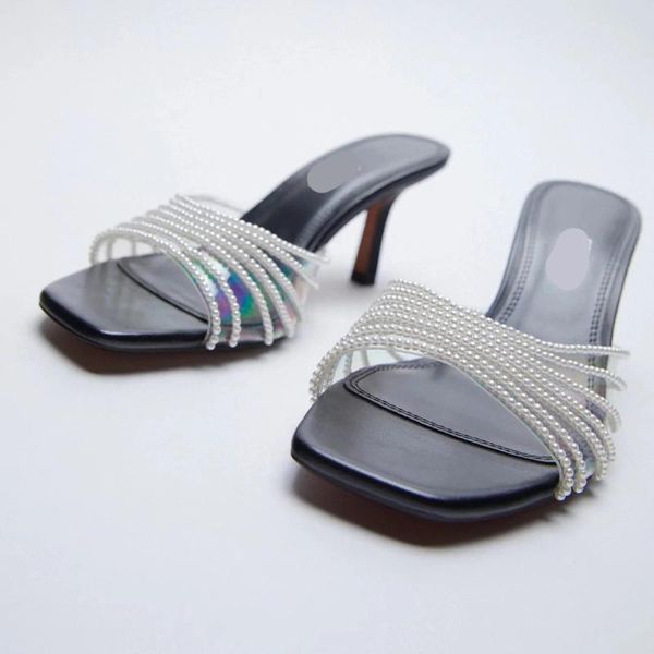 slippers shoes thin heels string bead women summer slides heeled mules fashion pantofle high luxury 2021 transparent pu rubber, Black
slippers shoes thin heels string bead women summer slides heeled mules fashion pantofle high luxury 2021 transparent pu rubber, Black