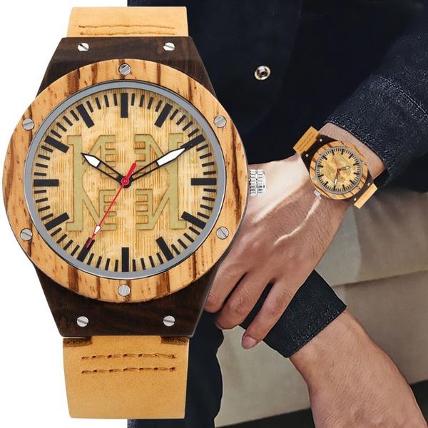 wristwatches casual men's watch quartz leather wooden wristwatch minimalist dial strap clock birthday halloween gift to father friend, Slivery;brown
wristwatches casual men's watch quartz leather wooden wristwatch minimalist dial strap clock birthday halloween gift to father friend, Slivery;brown