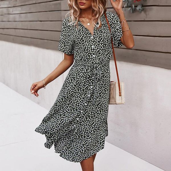 casual dresses women elegant ruffles dress summer sundress short sleeve floral party vestido vintage kaftan femme robe d4, Black;gray
casual dresses women elegant ruffles dress summer sundress short sleeve floral party vestido vintage kaftan femme robe d4, Black;gray