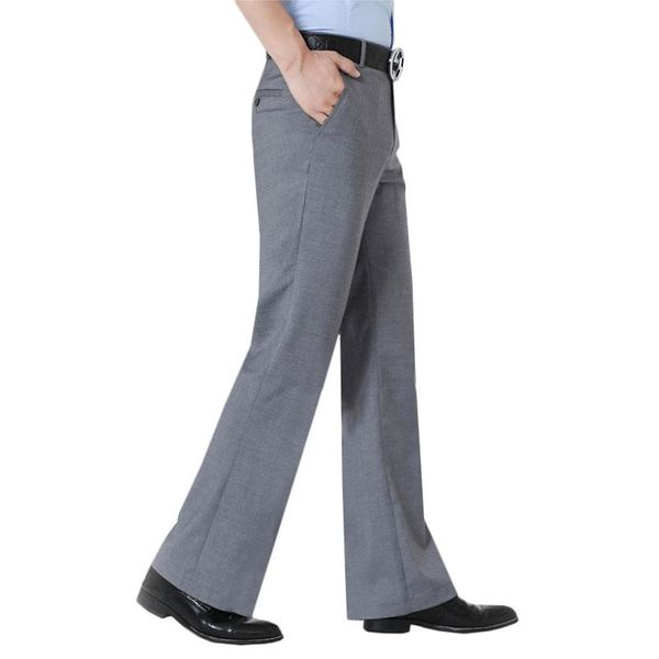 spring men flared boot cut trousers no ironing required elasticity casual office gray black slim bottom formal suit pants men's
spring men flared boot cut trousers no ironing required elasticity casual office gray black slim bottom formal suit pants men's