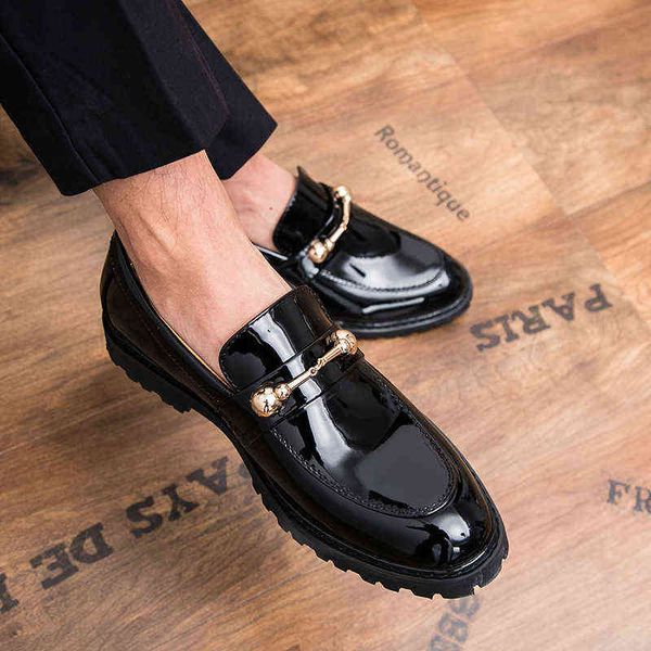 dress shoes men 2022 novelty printing pu leather designer formal wedding office male casual business loafers for 220223, Black
dress shoes men 2022 novelty printing pu leather designer formal wedding office male casual business loafers for 220223, Black