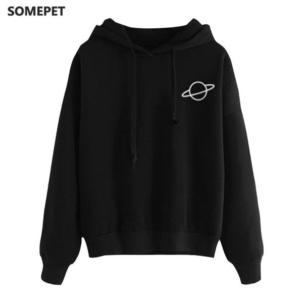 women's loose casual printed hooded fashion solid color wild pullover comfortable boutique hoodies & sweatshirts, Black
women's loose casual printed hooded fashion solid color wild pullover comfortable boutique hoodies & sweatshirts, Black