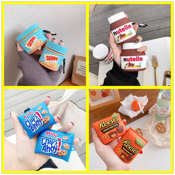 bluetooth earphones set 3d cute peanut biscuits chocolate cream earbuds protection cover cases for apple airpods 1 2 pro full body case
bluetooth earphones set 3d cute peanut biscuits chocolate cream earbuds protection cover cases for apple airpods 1 2 pro full body case