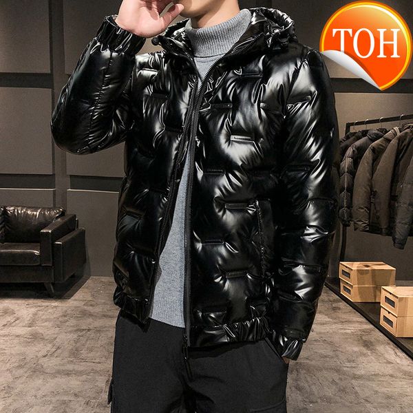 thick winter -20 warm degree mens coats fashion glossy white duck down parkas korean style slim youth hooded puffer jacket, Black
thick winter -20 warm degree mens coats fashion glossy white duck down parkas korean style slim youth hooded puffer jacket, Black