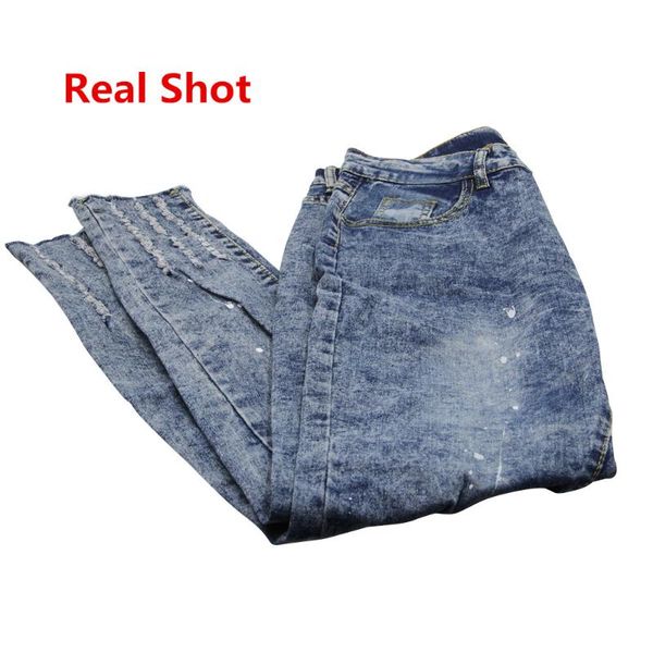 women's jeans weweya good quality womens pants ripped distressed slim denim boyfriend cool hole pencil trousers, Blue
women's jeans weweya good quality womens pants ripped distressed slim denim boyfriend cool hole pencil trousers, Blue
