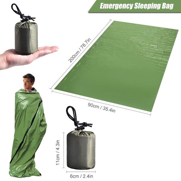 lightweight outdoor portable emergency sleeping bag with drawstring sack for camping hiking travel survival bags
lightweight outdoor portable emergency sleeping bag with drawstring sack for camping hiking travel survival bags