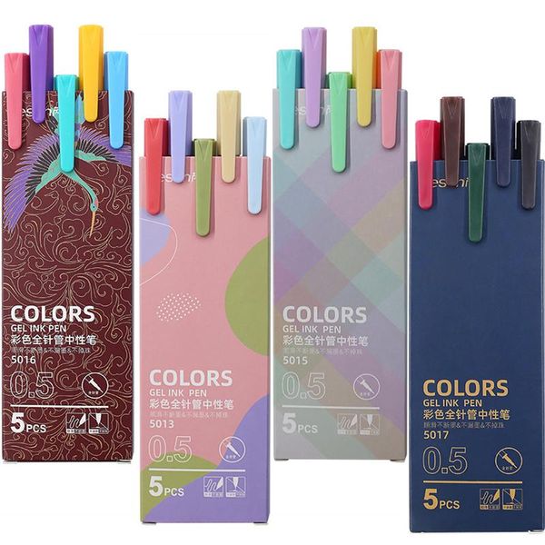 gel pens 5pcs/pack multicolor pen kawaii push sign with refill for 0.5mm color ink cute office stationery supplies
gel pens 5pcs/pack multicolor pen kawaii push sign with refill for 0.5mm color ink cute office stationery supplies