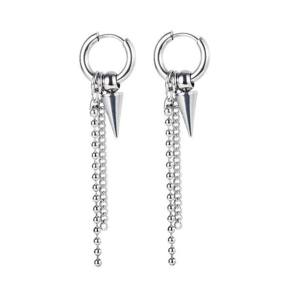hoop & huggie fashion chains tassel awl pendants woman men's earrings 2021 kpop stainless steel ear jewelry for teens wholesale, Golden;silver
hoop & huggie fashion chains tassel awl pendants woman men's earrings 2021 kpop stainless steel ear jewelry for teens wholesale, Golden;silver