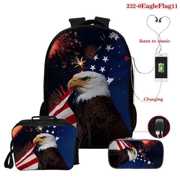 backpack american eagle flag 3d print 3 suit bags usb multifunctional lapnotebook travel bag rucksack school for student
backpack american eagle flag 3d print 3 suit bags usb multifunctional lapnotebook travel bag rucksack school for student